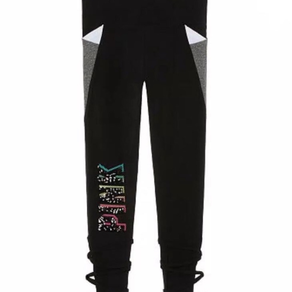 ISO PINK RAINBOW BLING POCKET PANTS